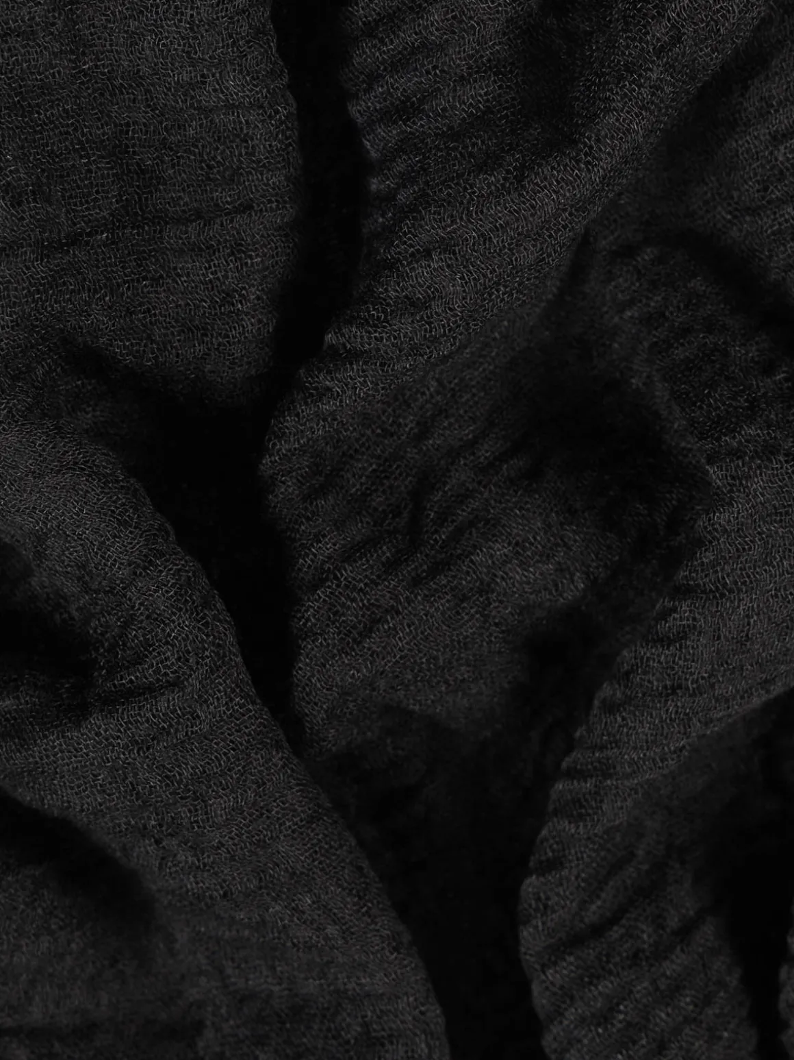 Foulard uni noir femme
