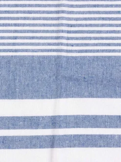 Fouta 80 x 150 cm bleue