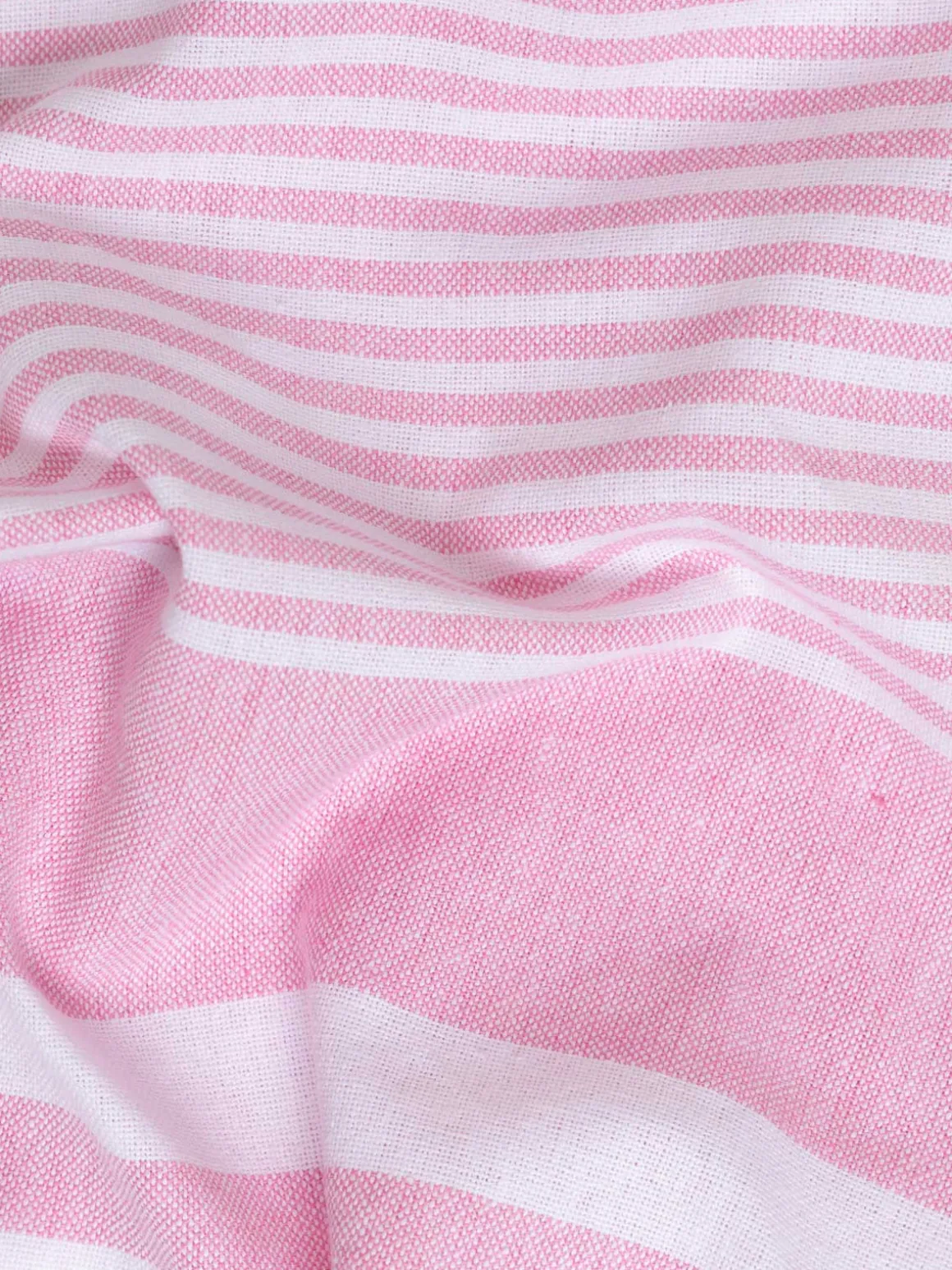 Fouta rayée rose 80 x 150 cm