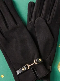 Gant bijou femme noir