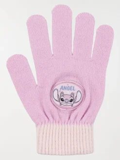 Gants Angel fille coloris vieux rose