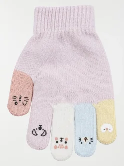 Gants coloris lavendula fille