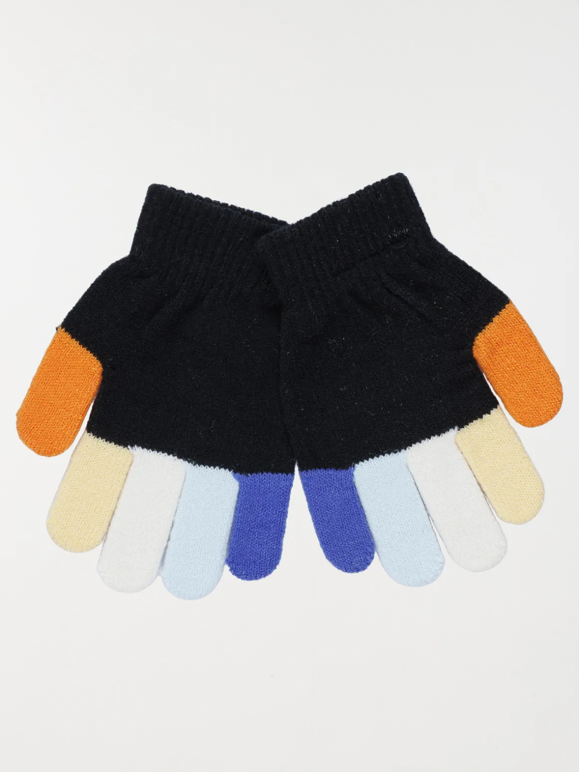 Gants coloris noir garçon