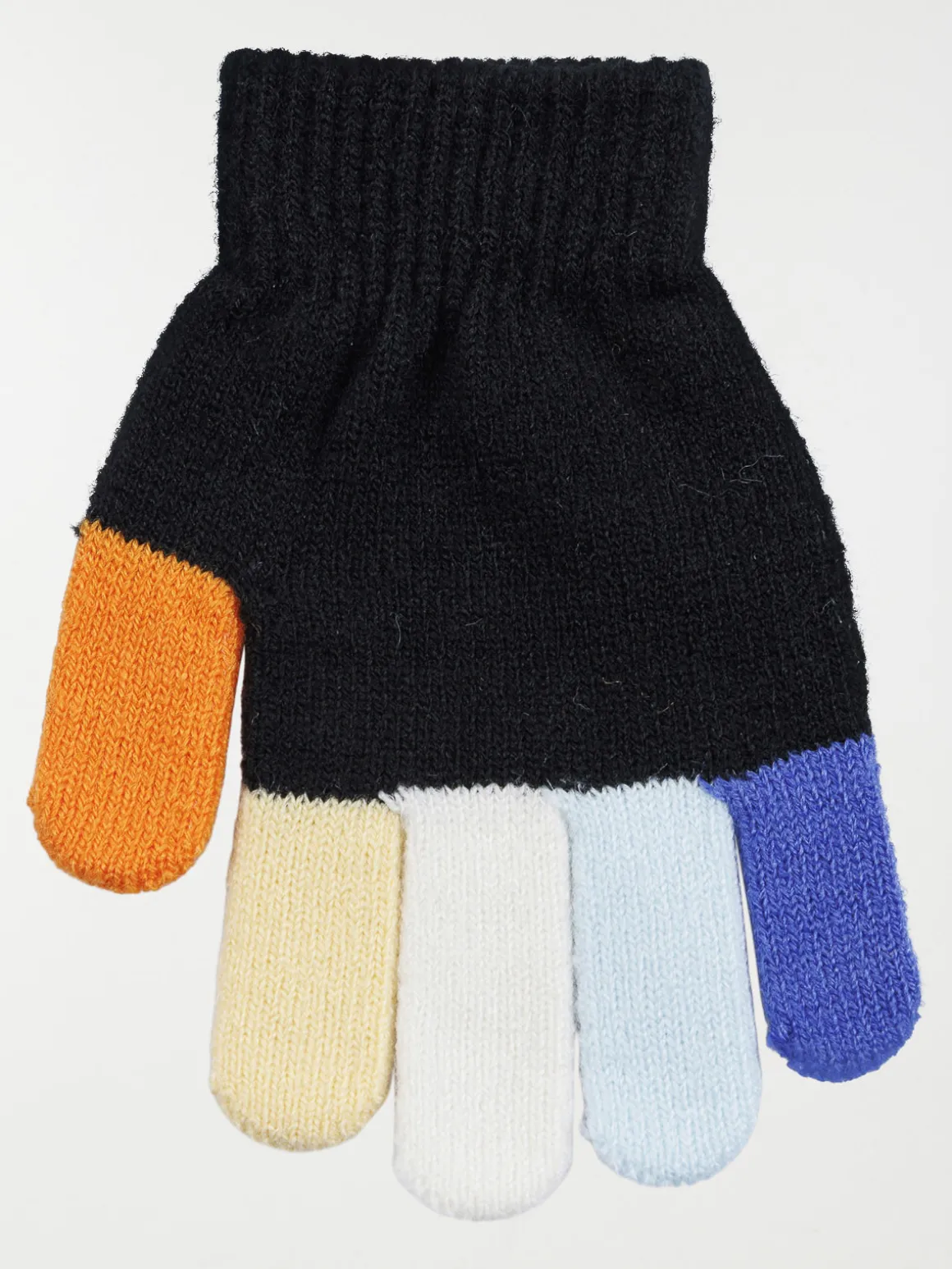 Gants coloris noir garçon