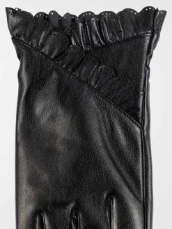Gants fantaisies noirs femme