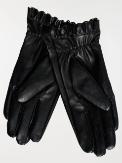 Gants fantaisies noirs femme