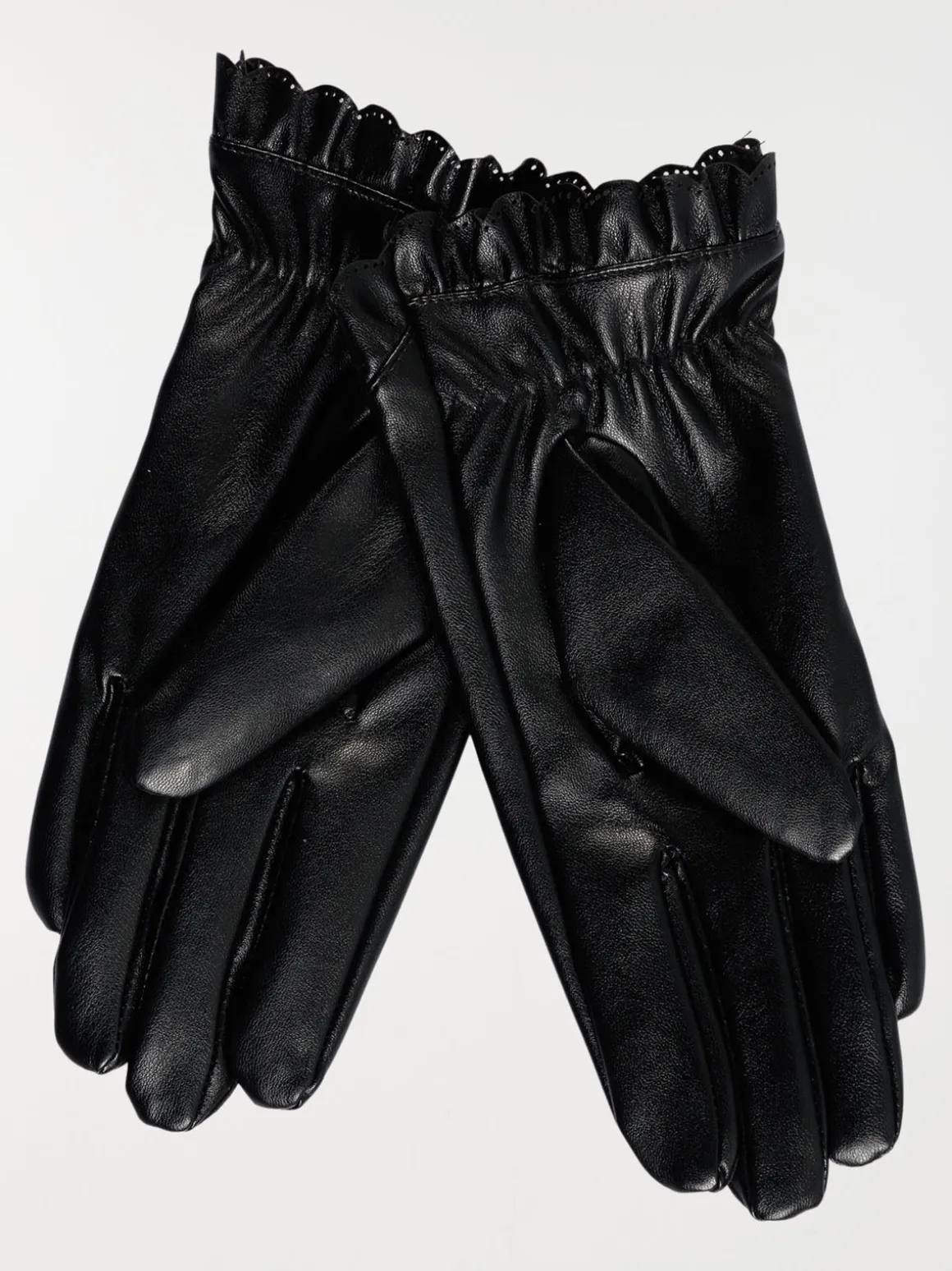 Gants fantaisies noirs femme