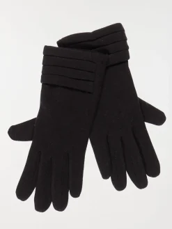 Gants noirs tactile femme