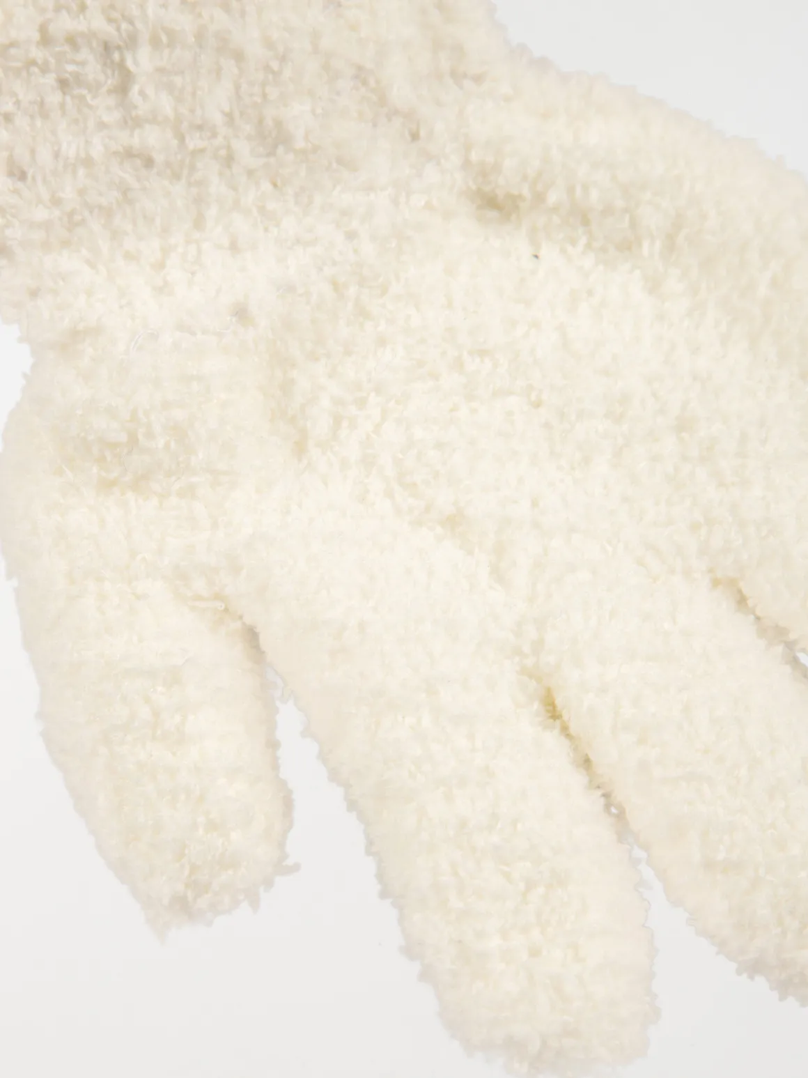 Gants tout doux écru fille