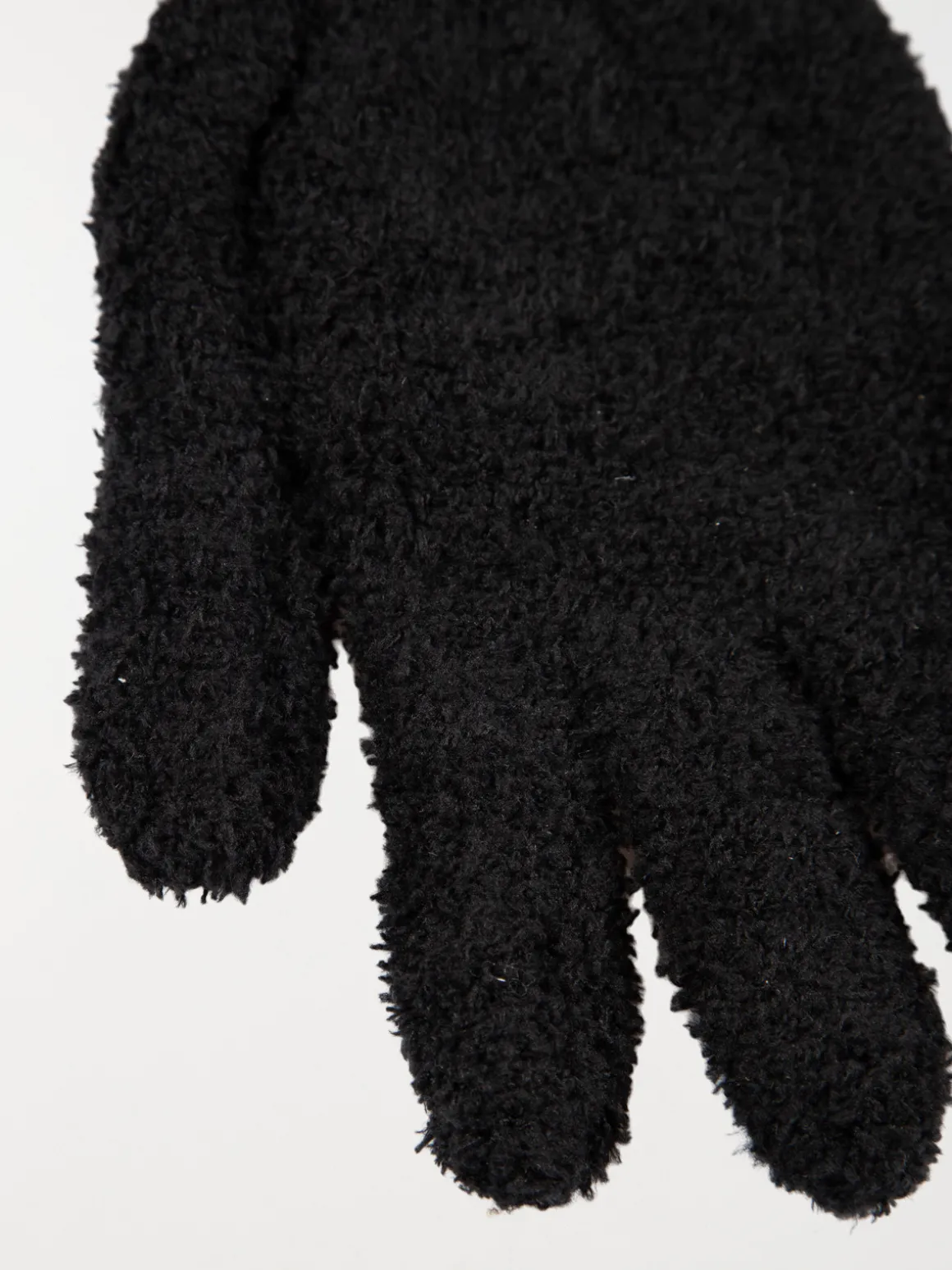 Gants tout doux noirs femme