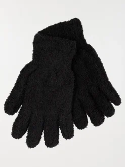 Gants tout doux noirs femme