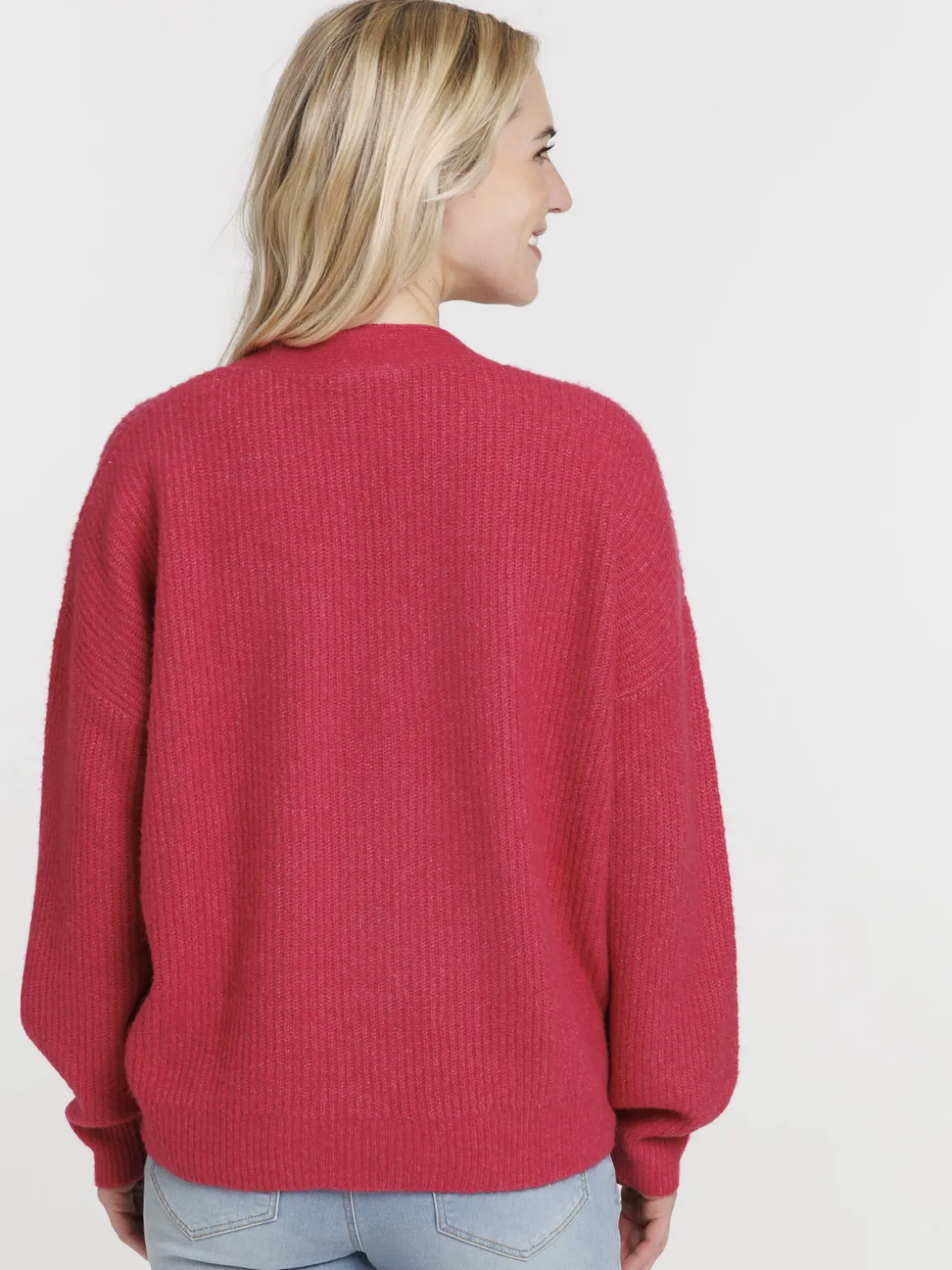 Gilet basique boutonné femme