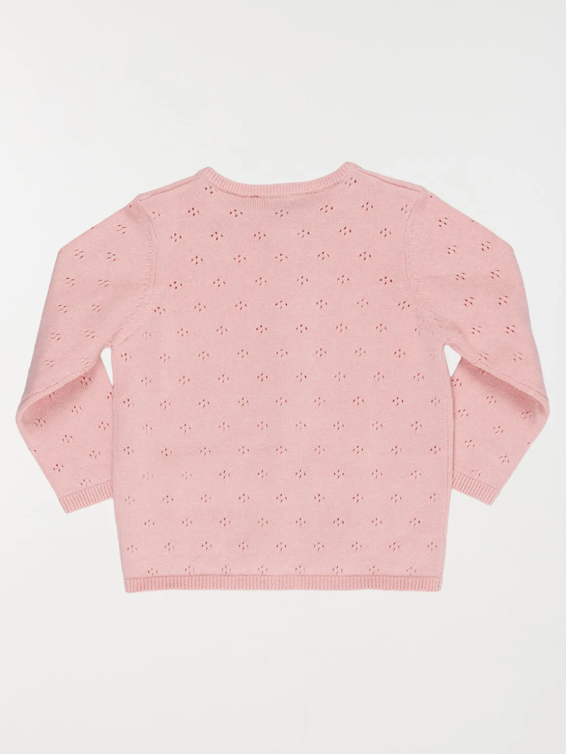 Gilet basique new pink fille (3-36M)
