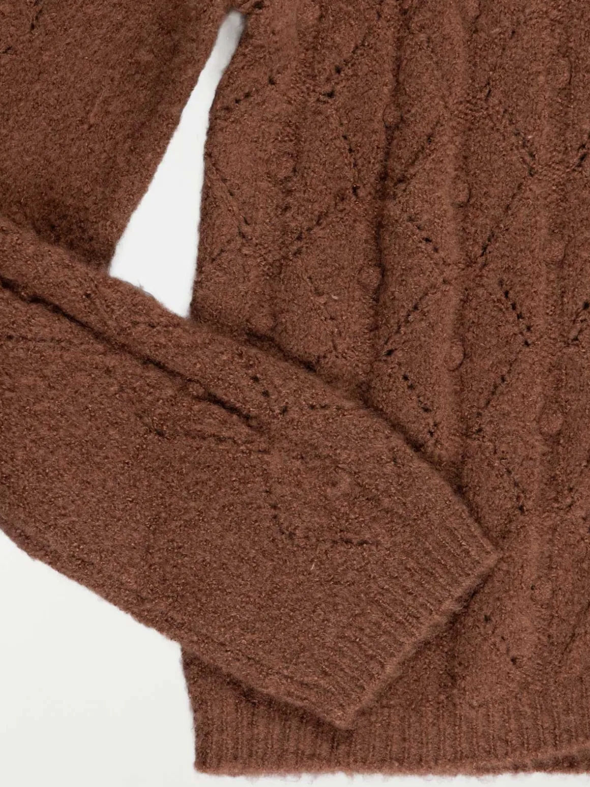 Gilet boutonné cacao chaud fille (3-12A)