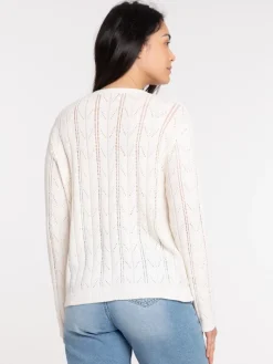 Gilet boutonné col rond femme