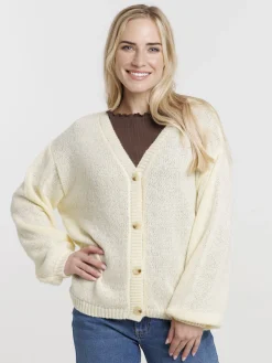 Gilet boutonné col V femme