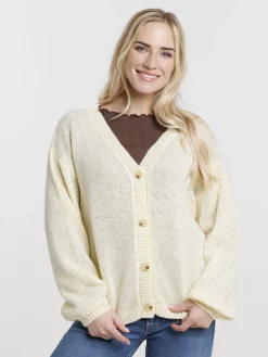 Gilet boutonné col V femme