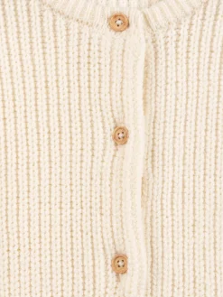 Gilet boutonné coquille fille (3-12A)