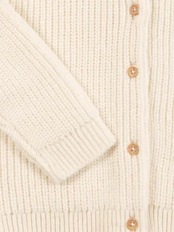 Gilet boutonné coquille fille (3-12A)