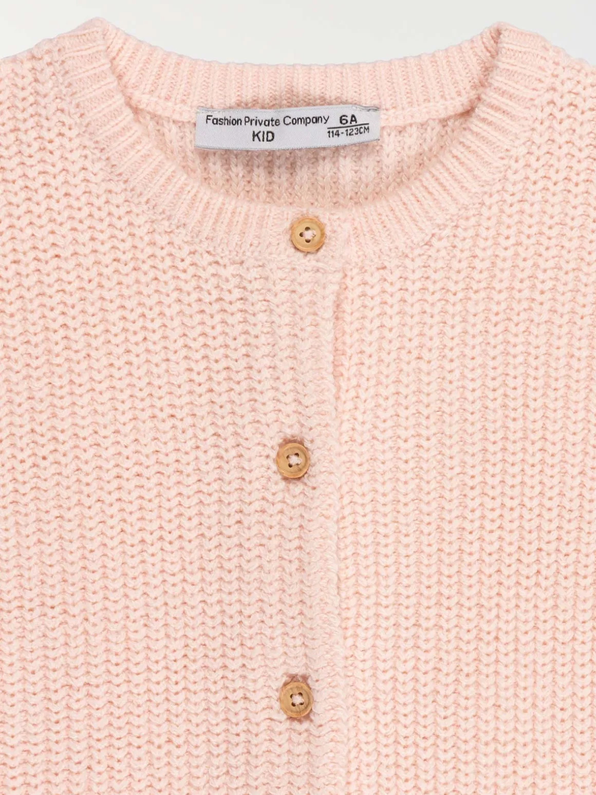 Gilet boutonné doly pink fille (3-12A)