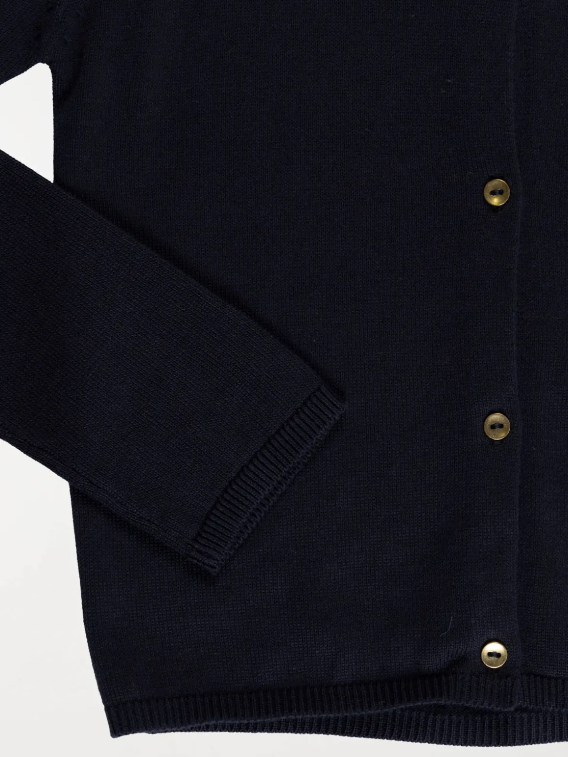 Gilet boutonné marine kid fille (3-12A)