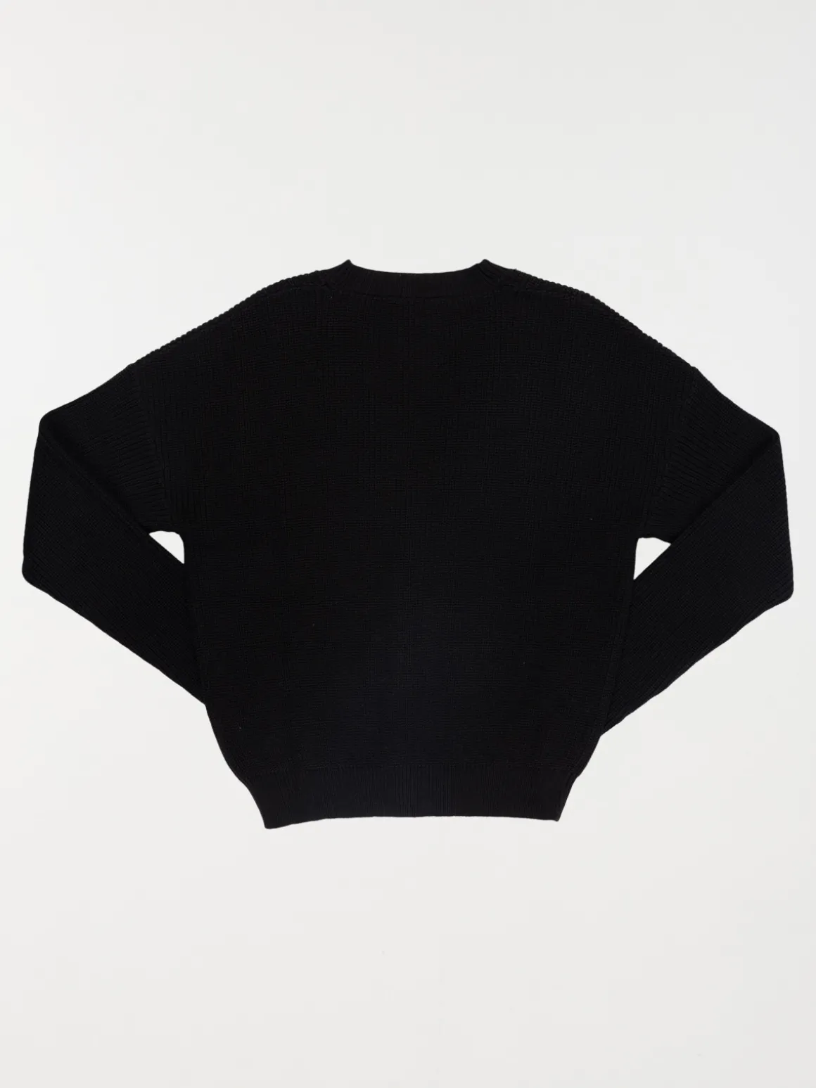 Gilet boutonné noir fille (XXS-M)