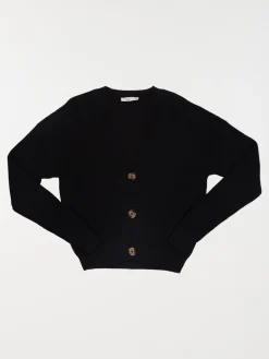 Gilet boutonné noir fille (XXS-M)