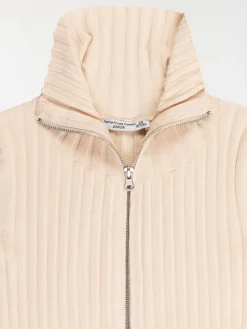 Gilet col montant zippé fille (XXS-M)