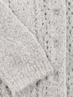 Gilet gris clair chiné fille (3-36M)
