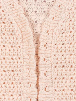 Gilet maille crochet fille (XXS-M)