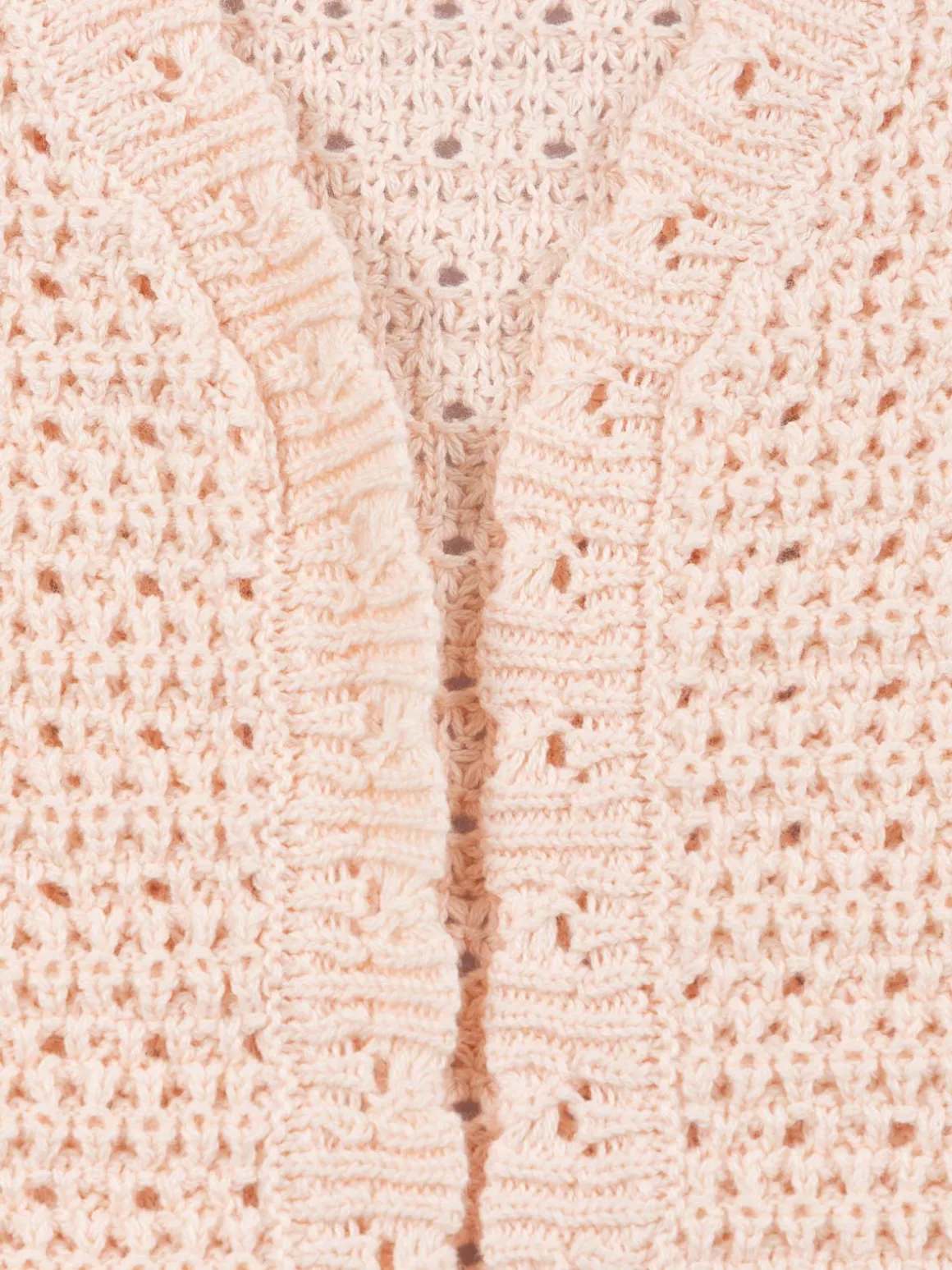 Gilet maille crochet fille (XXS-M)