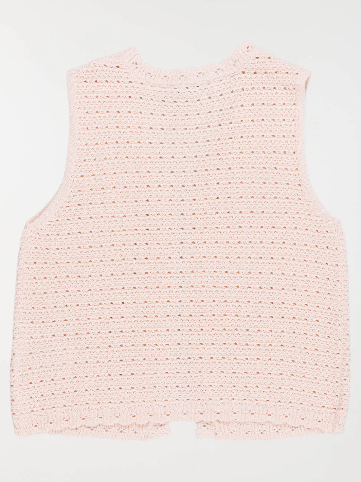 Gilet maille crochet fille (XXS-M)