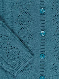 Gilet maille fantaisie fille (3-12A)