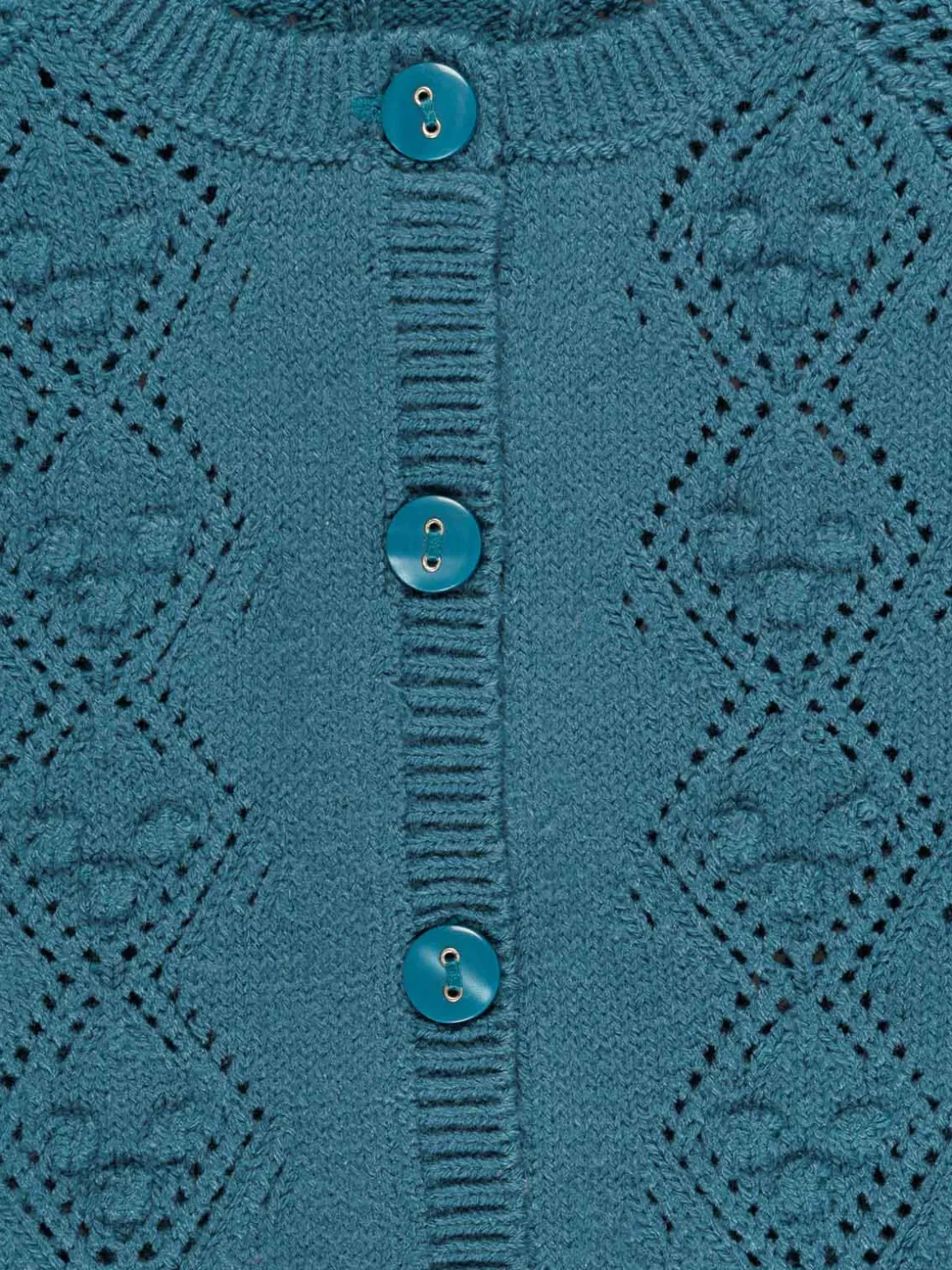 Gilet maille fantaisie fille (3-12A)