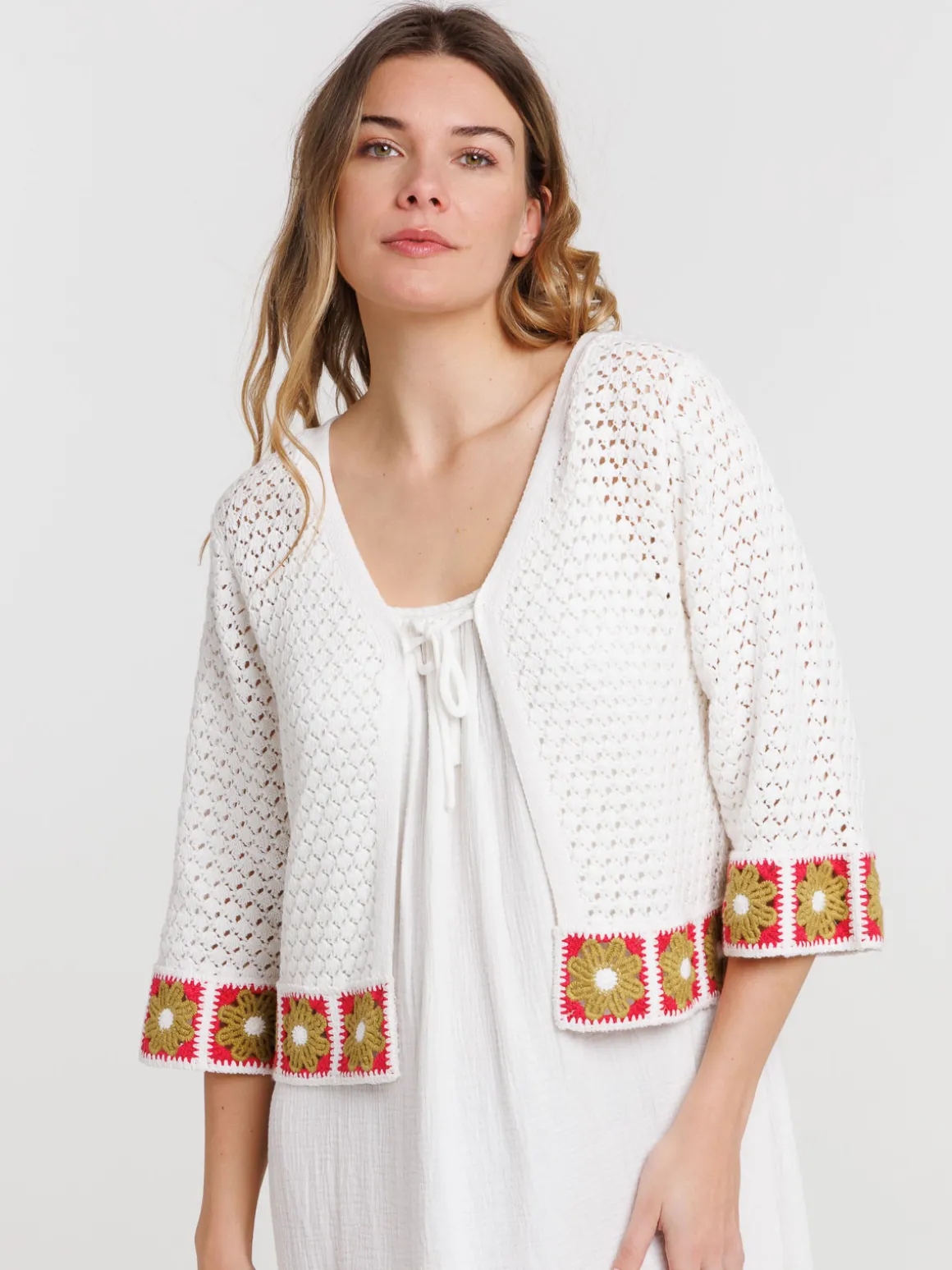 Gilet manches courtes femme
