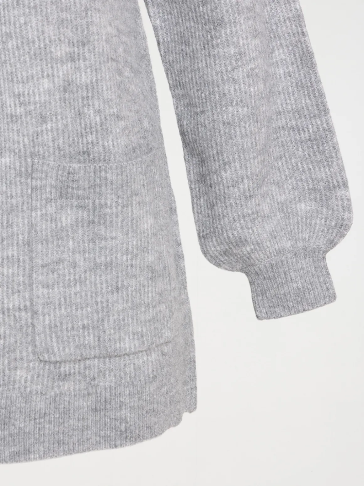 Gilet ouvert grande taille femme