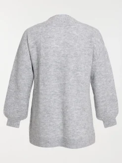 Gilet ouvert grande taille femme