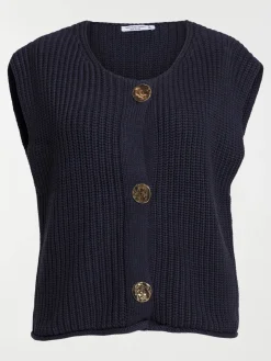 Gilet sans manches grande taille femme