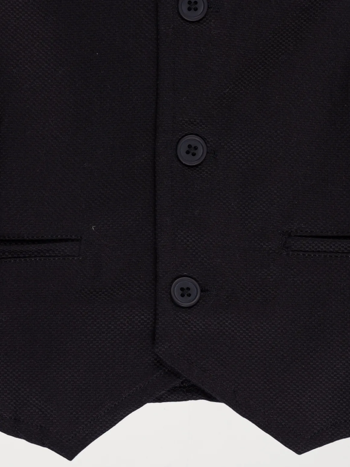 Gilet sans manches noir garçon (3-12A)