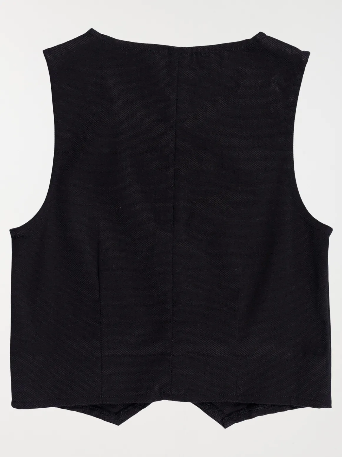Gilet sans manches noir garçon (3-12A)