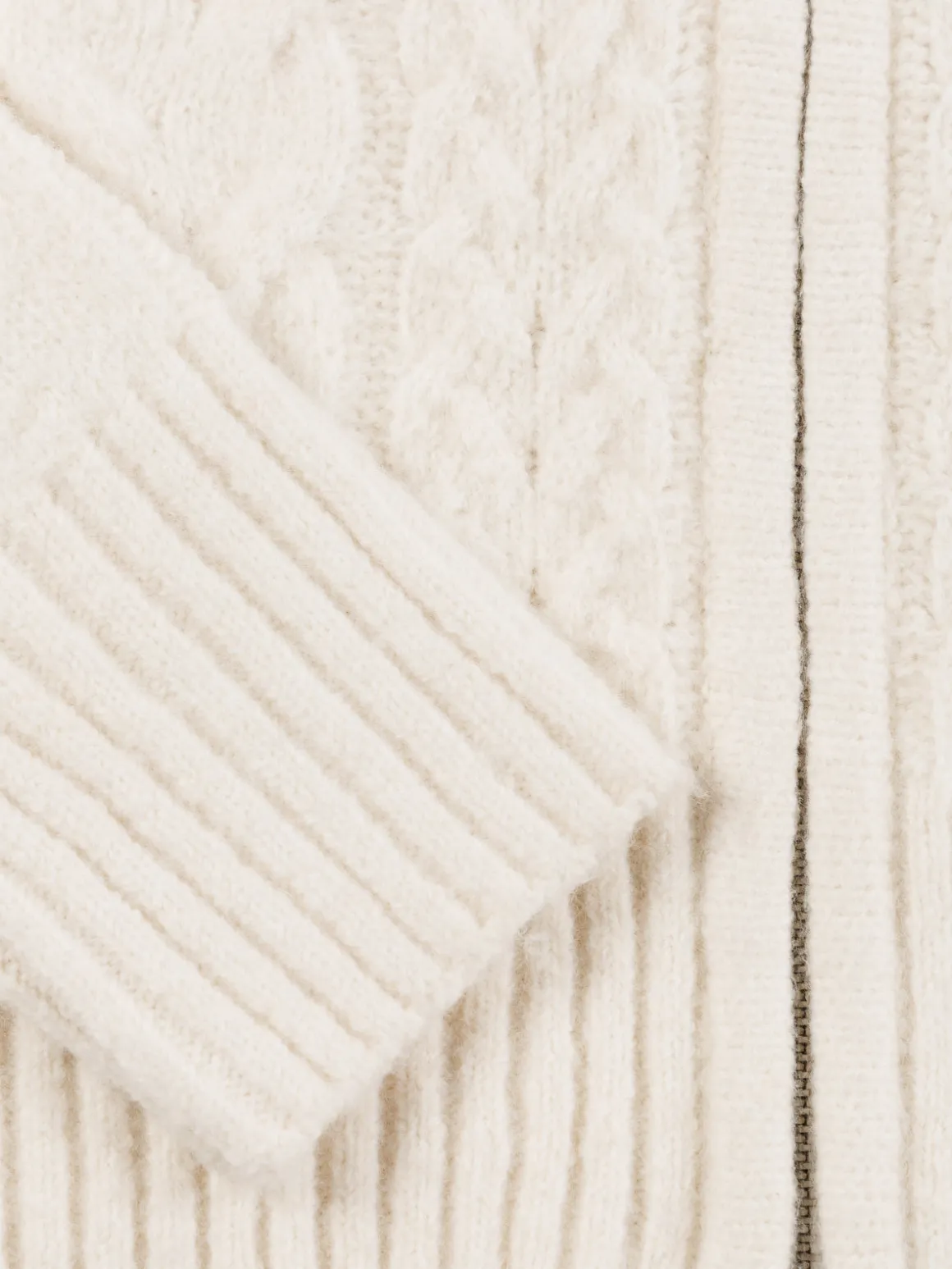 Gilet torsadé coquille fille (XXS-M)