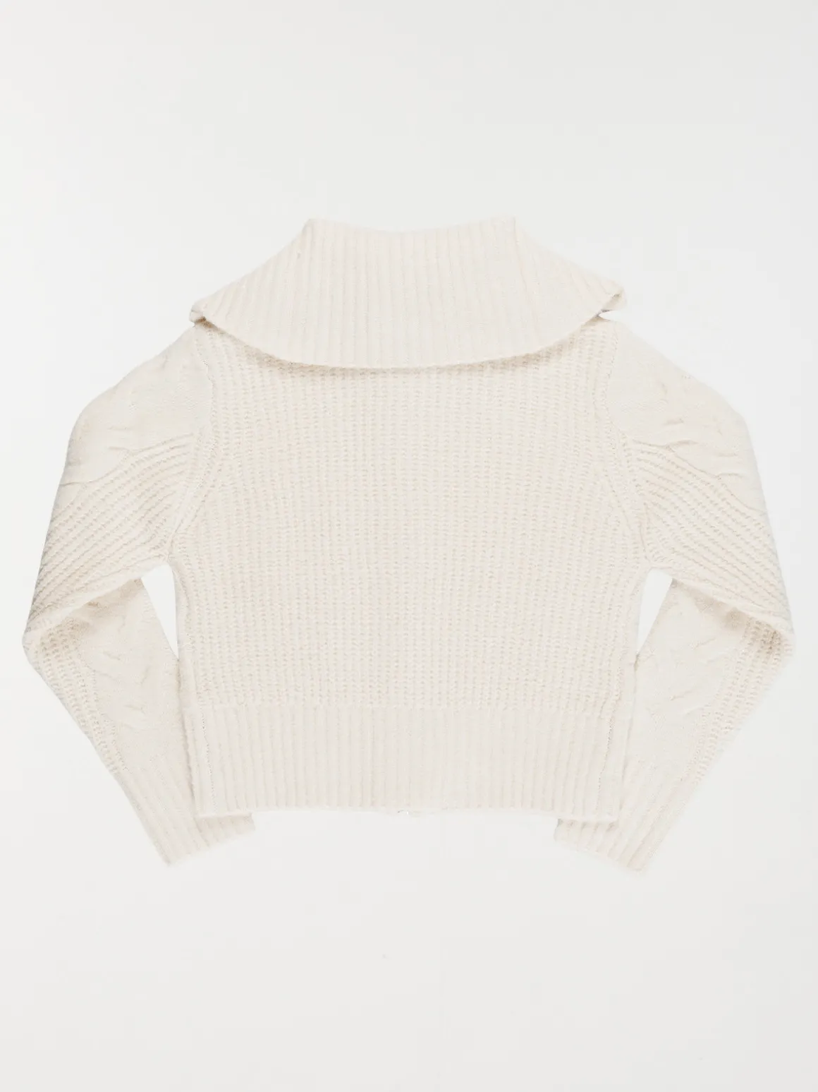 Gilet torsadé coquille fille (XXS-M)