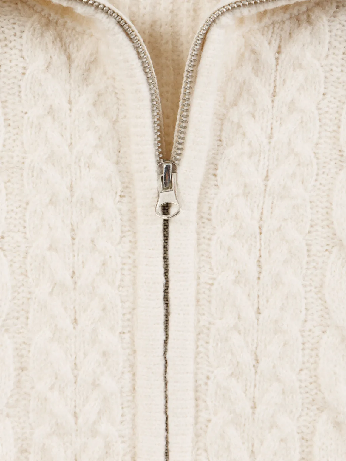 Gilet torsadé coquille fille (XXS-M)
