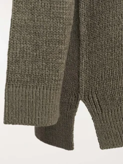 Gilet vert sombre grande taille femme