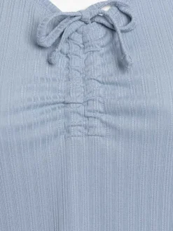 Haut de pyjama ciel grande taille femme