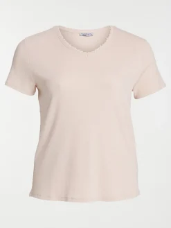 Haut de pyjama grande taille femme