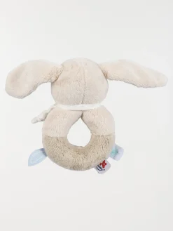 Hochet peluche lapin 16 cm