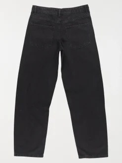 Jean baggy noir bleach garçon (XXS-M)