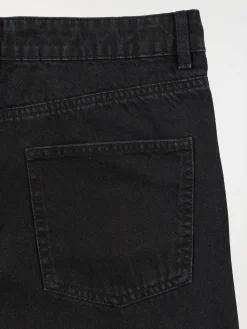 Jean baggy noir bleach garçon (XXS-M)