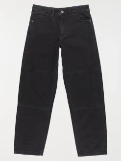 Jean baggy noir bleach garçon (XXS-M)